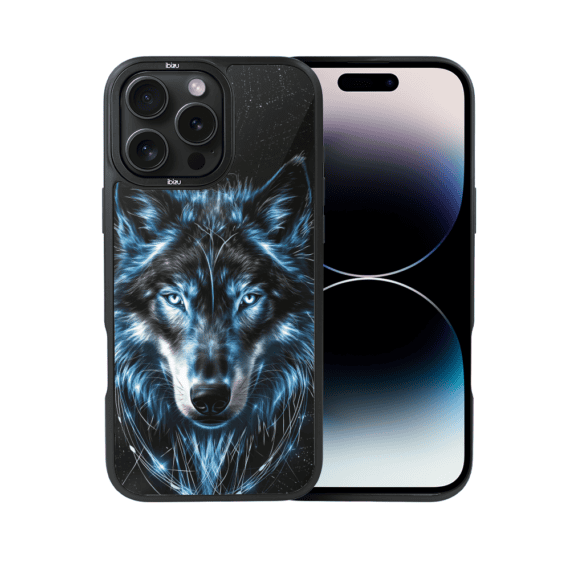 Etui do iPhone 14 Pro Max IBIZU DropGuard Matt z MagSafe, Wilki, Lodowy wilk (5)