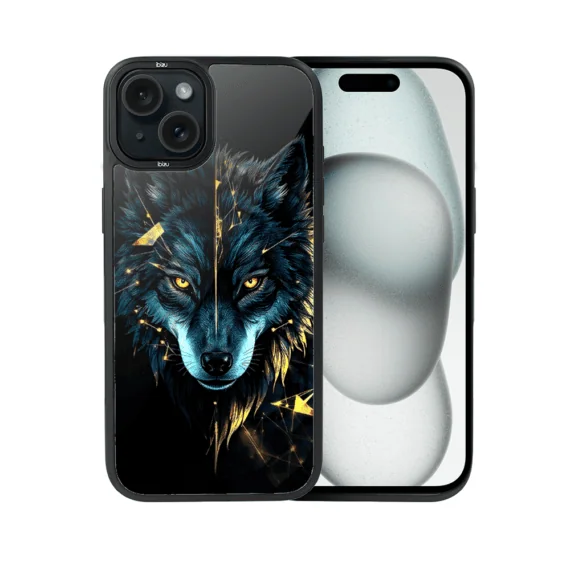 Etui do iPhone 15 IBIZU DropGuard Matt z MagSafe, Wilki, Wilk mocy (4)