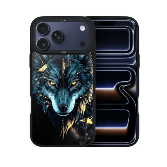 Etui do iPhone 17 Pro Max IBIZU DropGuard Matt z MagSafe, Wilki, Wilk mocy (3)