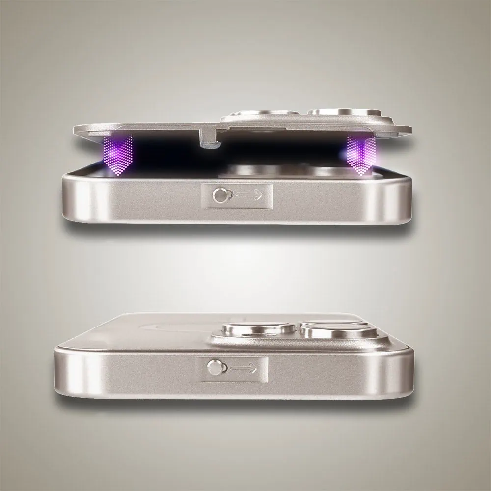 Etui do iPhone 17 Pro Max Metal Solid MagSafe, pełny tył z metalową ramką i osłoną aparatu, pustynny brąz (5)