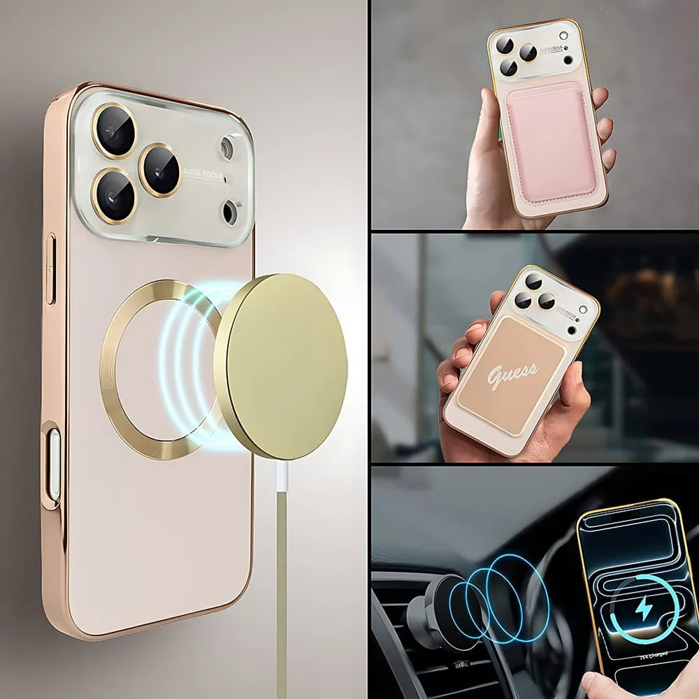 Etui do iPhone 17 Pro Max Noble Brush z MagSafe i osłoną na aparat, brązowe nowe (5)