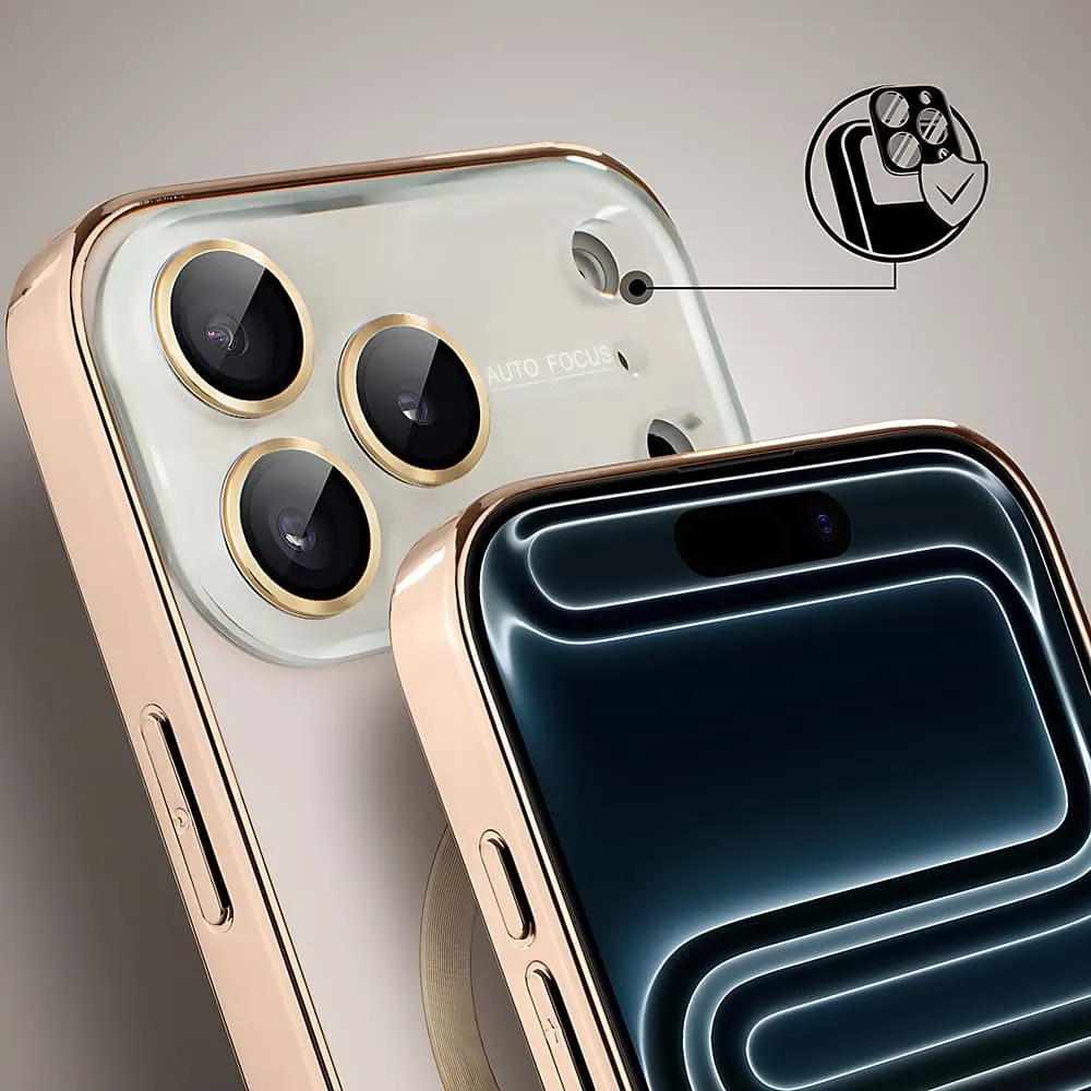 Etui do iPhone 17 Pro Max Noble Brush z MagSafe i osłoną na aparat, brązowe nowe (7)