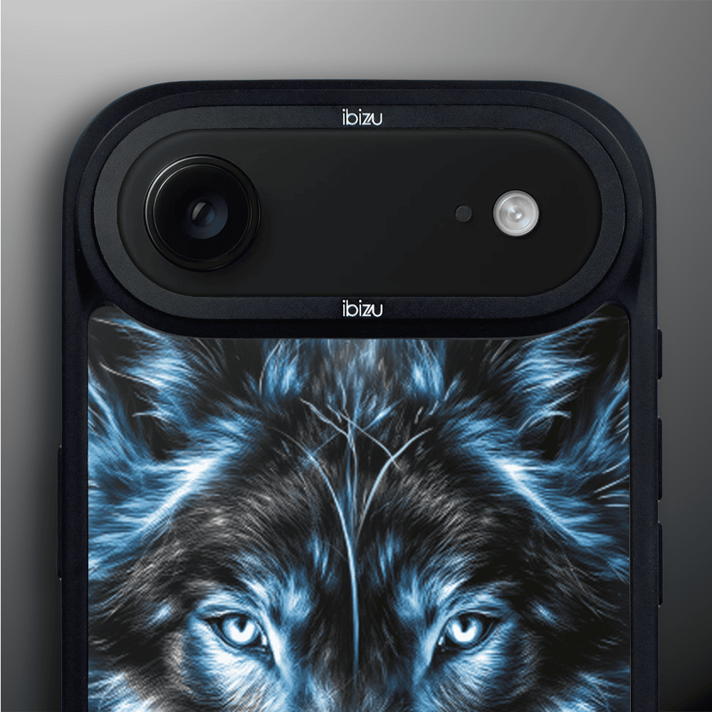 Etui do iPhone Air IBIZU DropGuard Matt z MagSafe, Wilki, Lodowy wilk (4)
