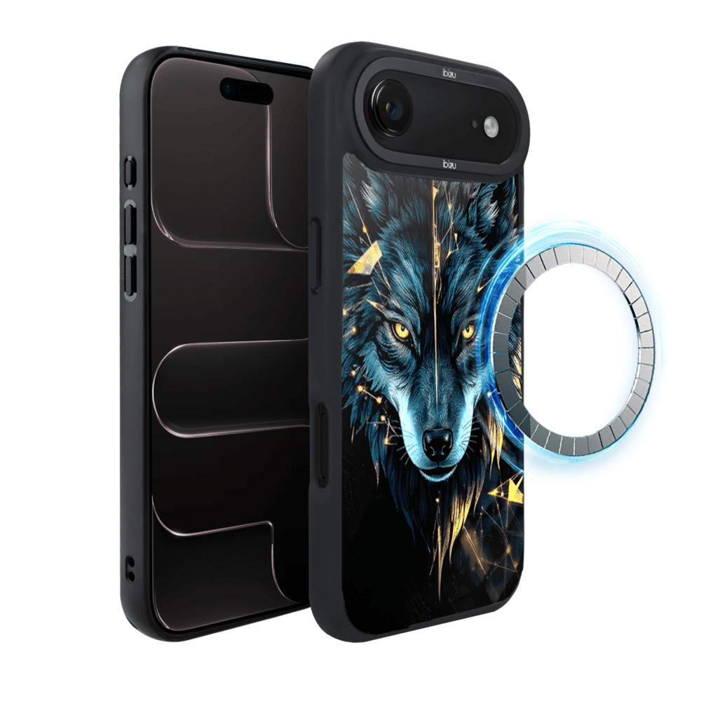 Etui do iPhone Air IBIZU DropGuard Matt z MagSafe, Wilki, Wilk mocy (2)