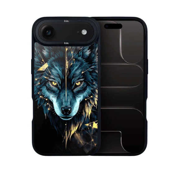 Etui do iPhone Air IBIZU DropGuard Matt z MagSafe, Wilki, Wilk mocy (3)