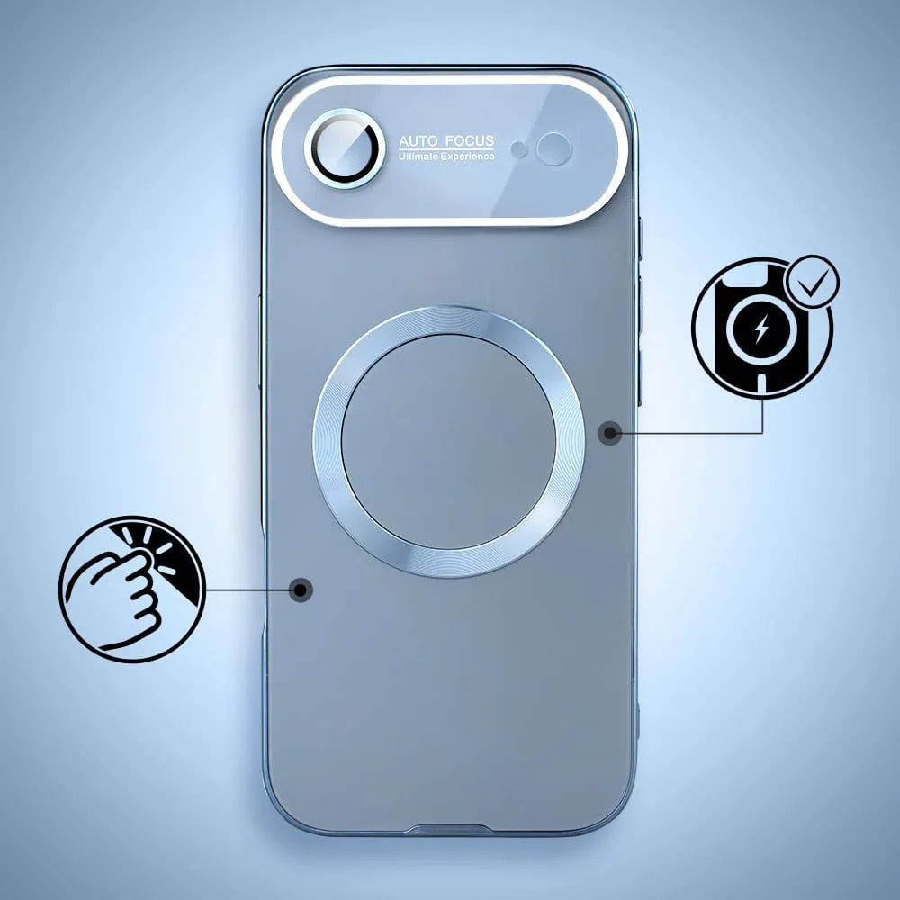 Etui do iPhone Air Noble Brush z MagSafe i osłoną na aparat, jasny niebieski (8)