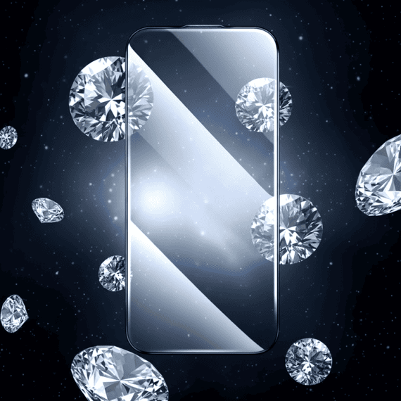 Szkło ULTRA HARD do iPhone 15 Pro Diamond Glass, antystatyczne, ekstremalnie odporne Obszar kompozycji 4