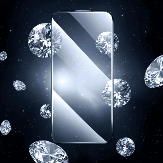 Szkło ULTRA HARD do iPhone 16 Diamond Glass, antystatyczne, ekstremalnie odporne Obszar kompozycji 4