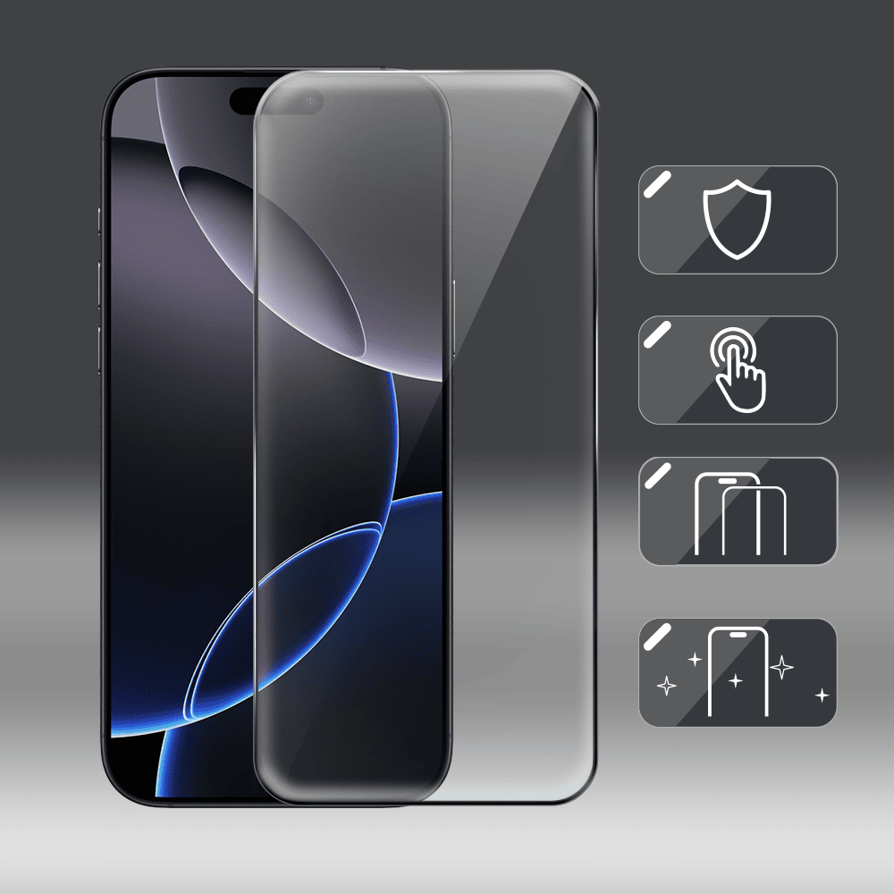 Szkło ULTRA HARD do iPhone 16 Pro Max Diamond Glass, antystatyczne, ekstremalnie odporneObszar kompozycji 6