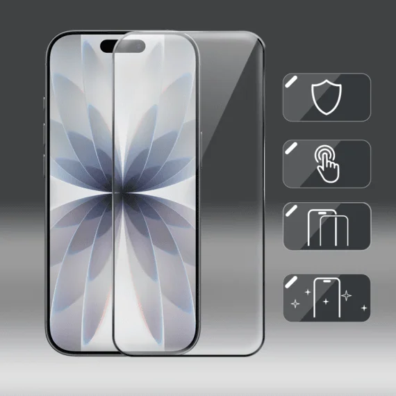 Szkło ULTRA HARD do iPhone 17 Diamond Glass, antystatyczne, ekstremalnie odporne Obszar kompozycji 6