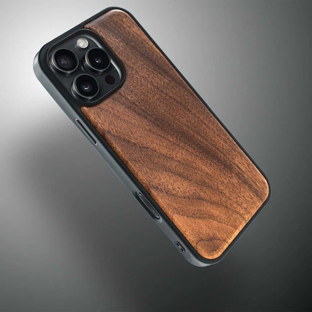 Etui do iPhone 16 Pro Max, drewniane z MagSafe, orzech włoski6