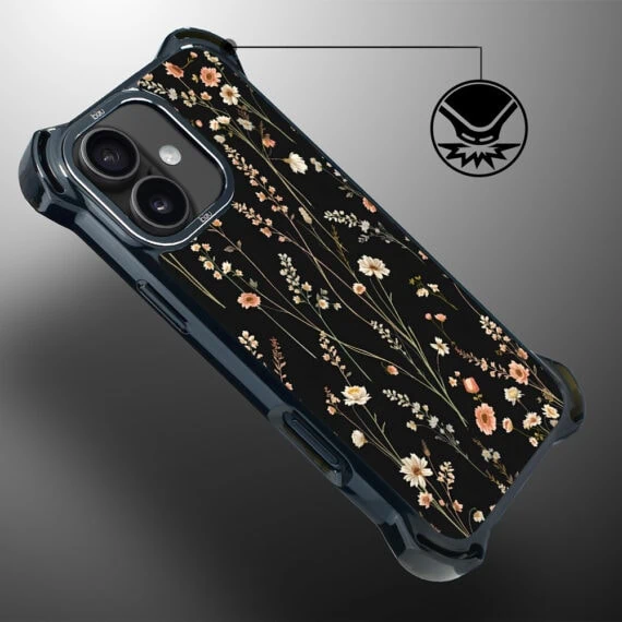 Etui do iPhone 17 IBIZU DropGuard Ultra z MagSafe, Pastel Bloom, Północny ogród (2)