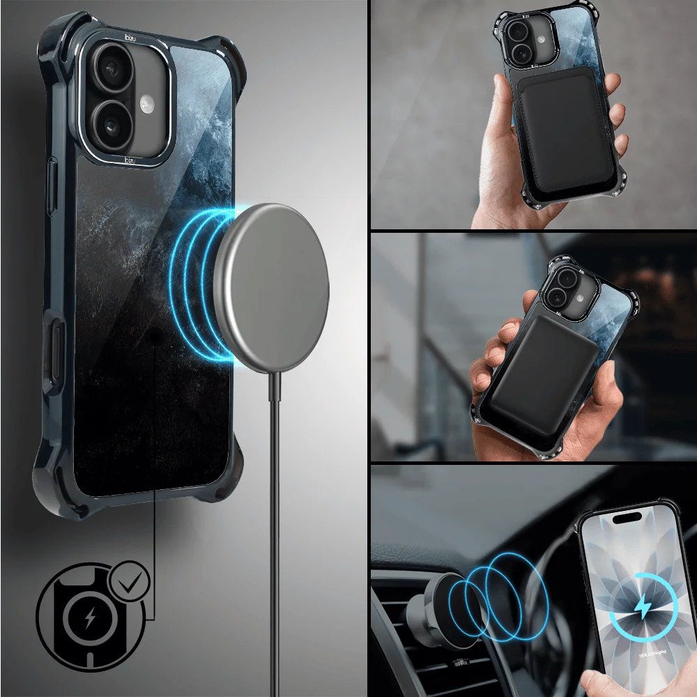 Etui do iPhone 17 IBIZU DropGuard Ultra z MagSafe, Twilight Dreams, Deep Ocean4