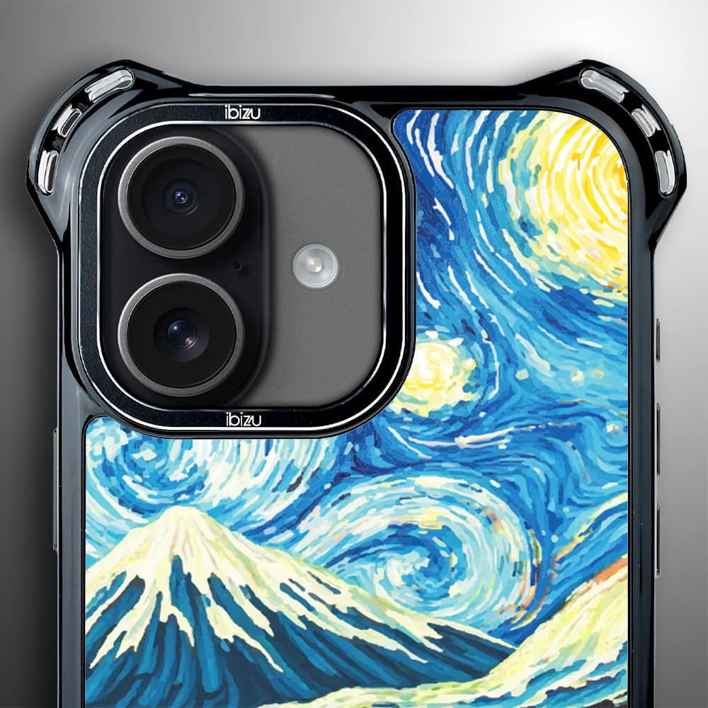 Etui do iPhone 17 IBIZU DropGuard Ultra z MagSafe, Van Gogh, gwieździsta noc (4)