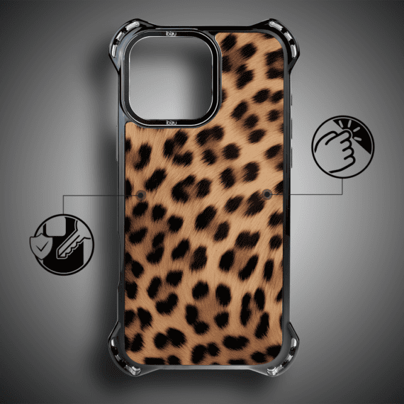 Etui do iPhone 17, Ibizu DropGuard Ultra z MagSafe, Zew Natury, Pantera (1)