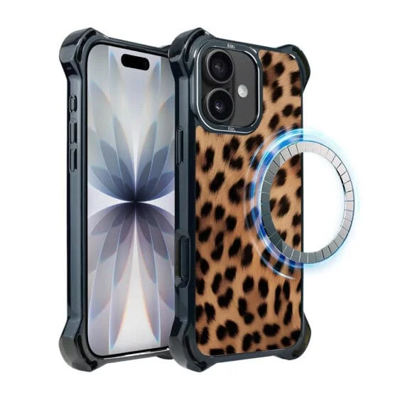 Etui do iPhone 17, Ibizu DropGuard Ultra z MagSafe, Zew Natury, Pantera (2)