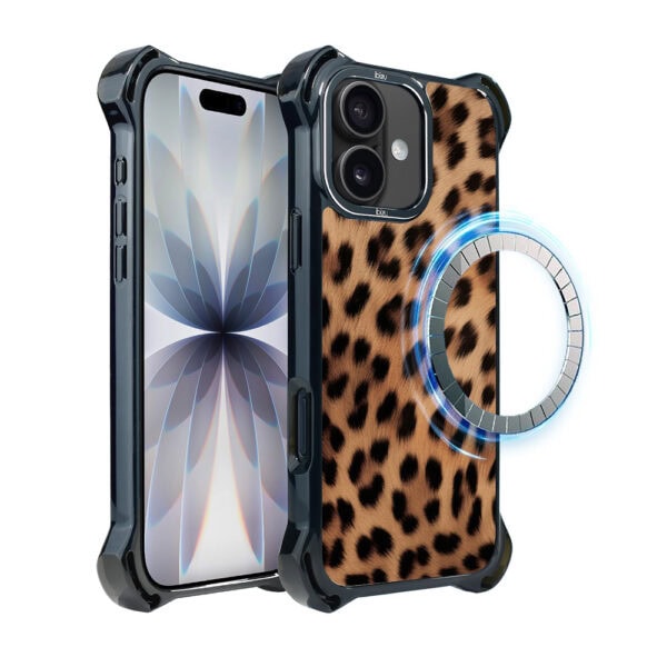 Etui do iPhone 17 IBIZU DropGuard Ultra z MagSafe, Zew Natury, Pantera