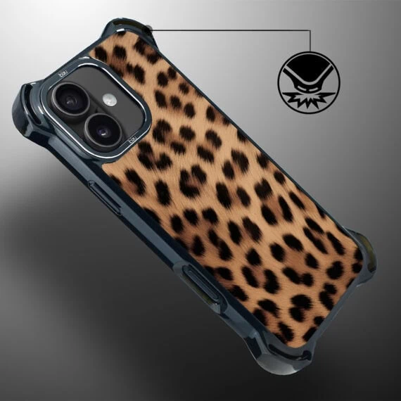 Etui do iPhone 17, Ibizu DropGuard Ultra z MagSafe, Zew Natury, Pantera (7)
