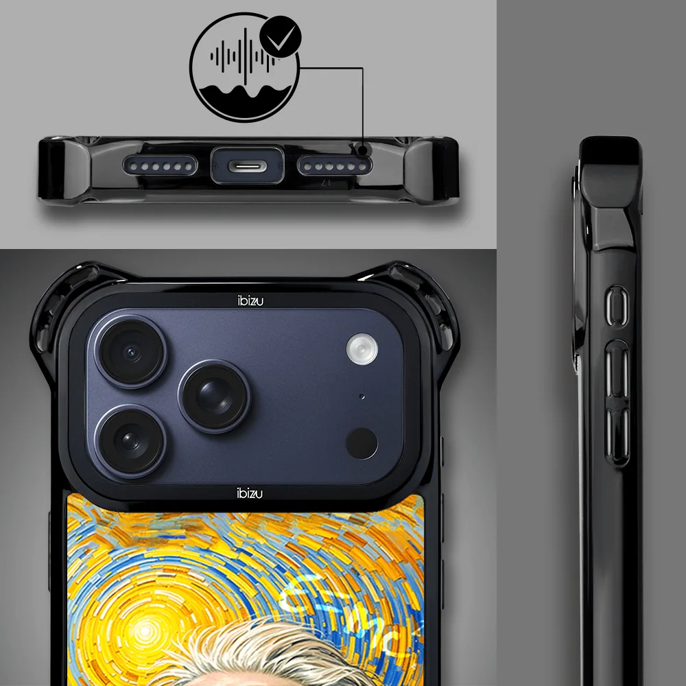 Etui do iPhone 17 Pro IBIZU DropGuard Ultra z MagSafe, Einstein1