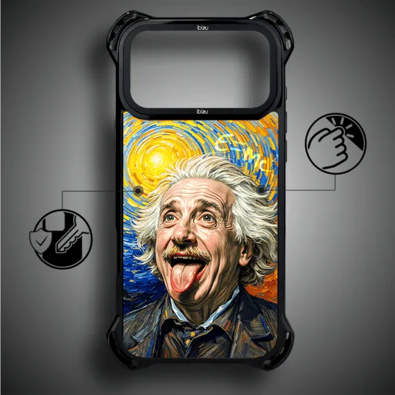 Etui do iPhone 17 Pro IBIZU DropGuard Ultra z MagSafe, Einstein5