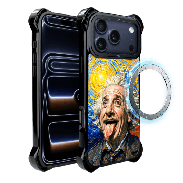 Etui do iPhone 17 Pro IBIZU DropGuard Ultra z MagSafe, Einstein