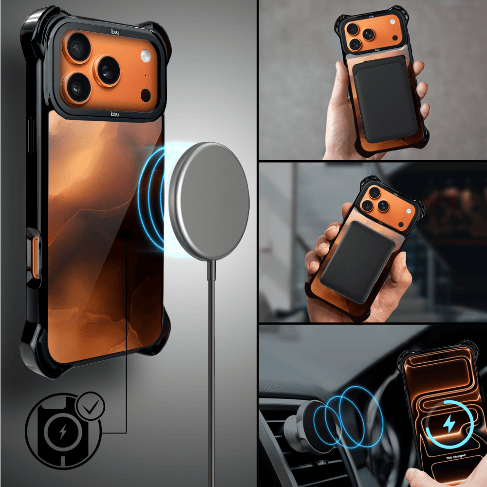 Etui do iPhone 17 Pro IBIZU DropGuard Ultra z MagSafe, Twilight Dreams, Mars Sunset4