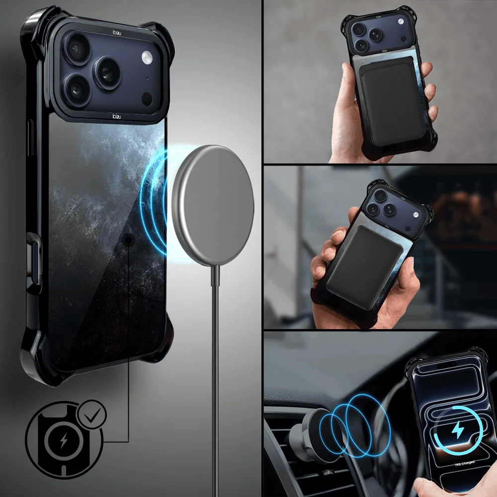 Etui do iPhone 17 Pro IBIZU DropGuard Ultra z MagSafe, Twilight Dreams, Midnight Blue4