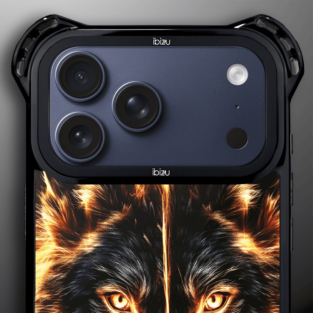 Etui do iPhone 17 Pro IBIZU DropGuard Ultra z MagSafe, Wilki, Ognisty Wilk8