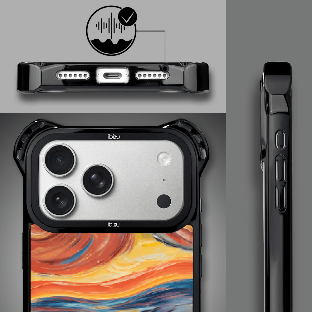 Etui do iPhone 17 Pro Max IBIZU DropGuard Ultra z MagSafe, Edvard Munch, krzyk kota (5)