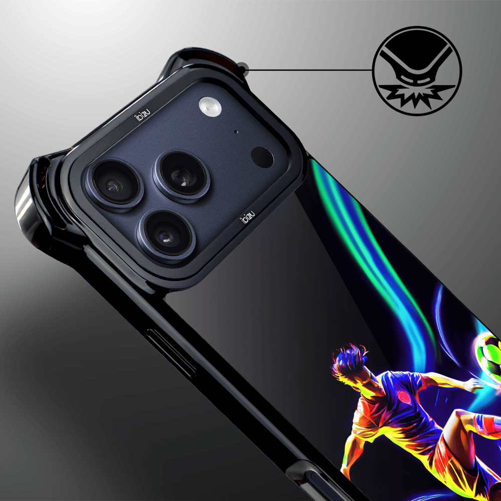 Etui do iPhone 17 Pro Max IBIZU DropGuard Ultra z MagSafe, #ElectroMove, W rytmie piłki nożnej (1)