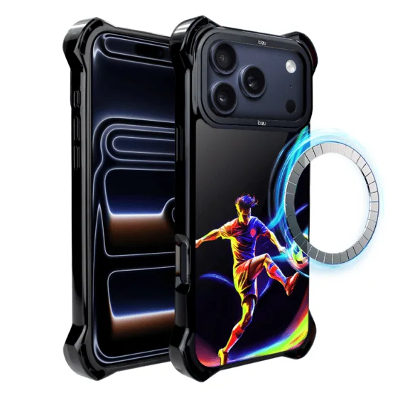 Etui do iPhone 17 Pro Max IBIZU DropGuard Ultra z MagSafe, #ElectroMove, W rytmie piłki nożnej (6)