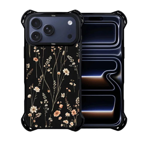 Etui do iPhone 17 Pro Max IBIZU DropGuard Ultra z MagSafe, Pastel Bloom, Północny ogród (4)