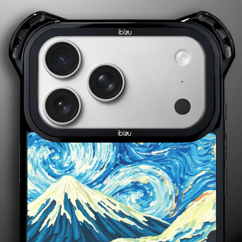 Etui do iPhone 17 Pro Max IBIZU DropGuard Ultra z MagSafe, Van Gogh, gwieździsta noc (5)