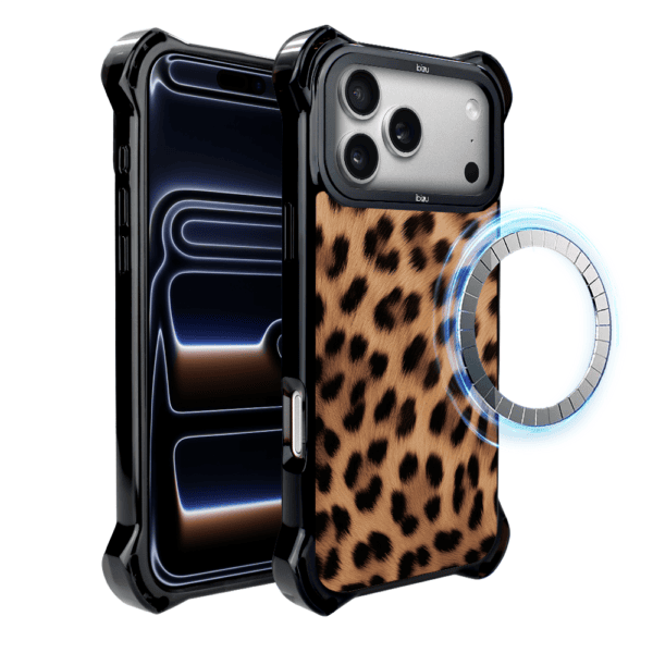 Etui do iPhone 17 Pro Max IBIZU DropGuard Ultra z MagSafe, Zew Natury, Pantera