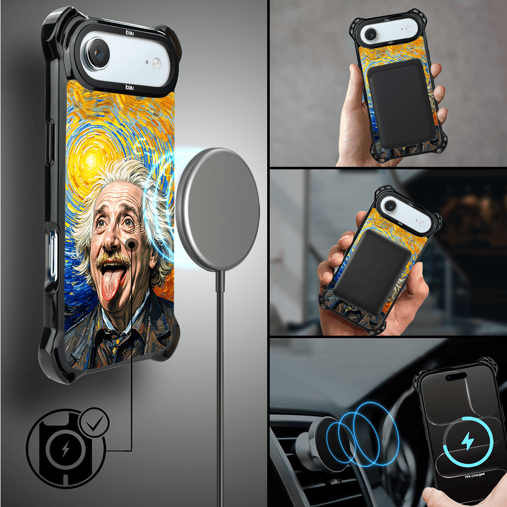 Etui do iPhone Air IBIZU DropGuard Ultra z MagSafe, Einstein4