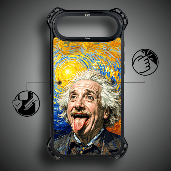 Etui do iPhone Air IBIZU DropGuard Ultra z MagSafe, Einstein5
