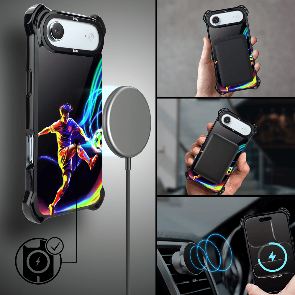 Etui do iPhone Air IBIZU DropGuard Ultra z MagSafe, #ElectroMove, W rytmie piłki nożnej (7)