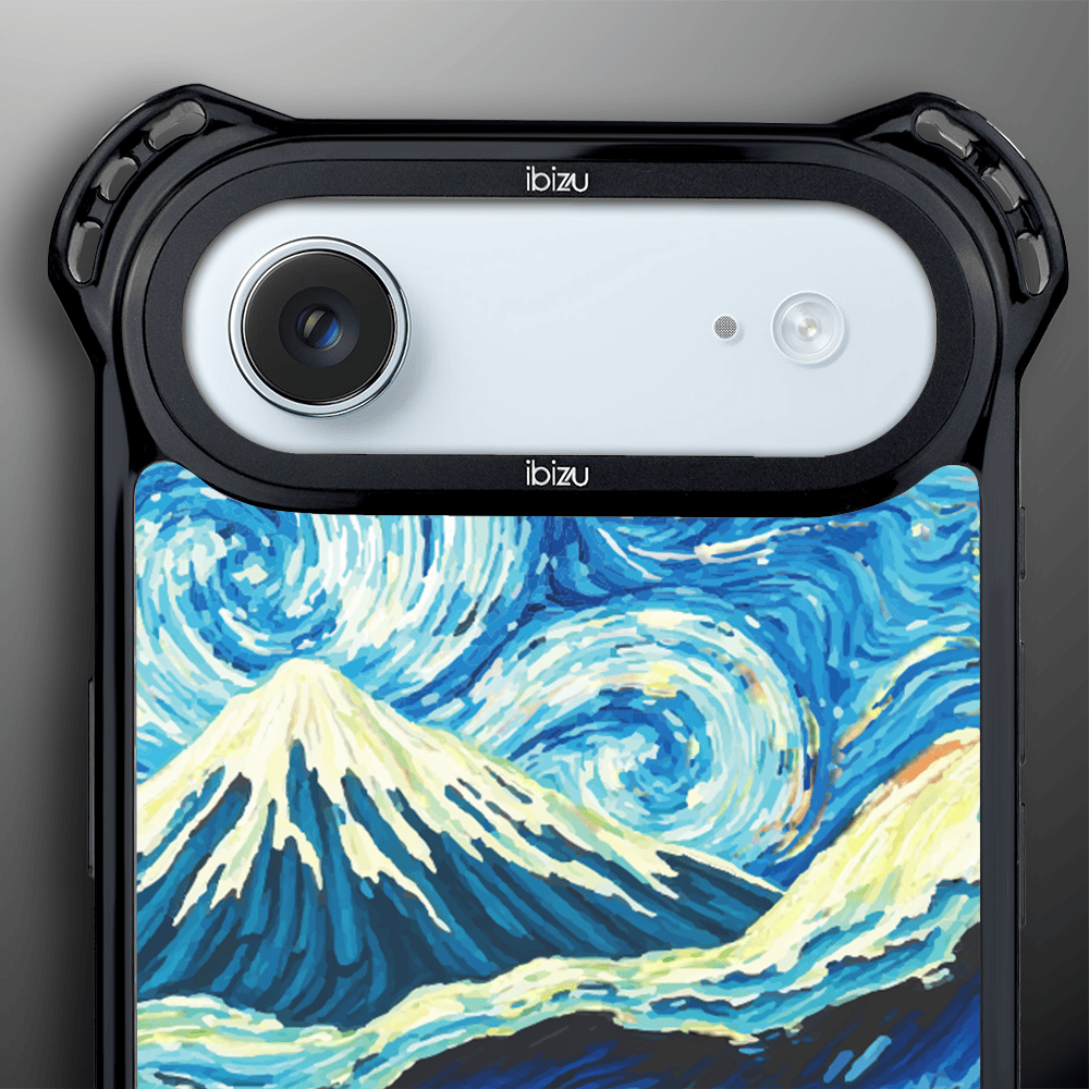 Etui do iPhone Air IBIZU DropGuard Ultra z MagSafe, Van Gogh, gwieździsta noc (3)