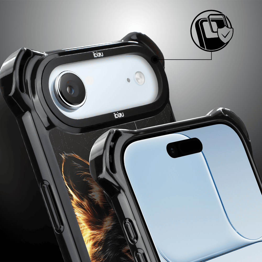 Etui do iPhone Air IBIZU DropGuard Ultra z MagSafe, Wilki, Ognisty wilk2