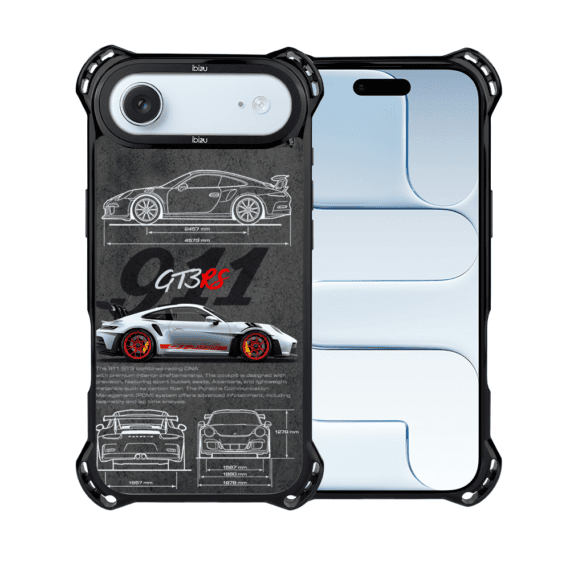 Etui do iPhone Air, Ibizu DropGuard Ultra z MagSafe, TechDrive, 911 GT3 RS (4)