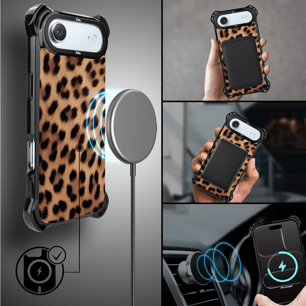 Etui do iPhone Air, Ibizu DropGuard Ultra z MagSafe, Zew Natury, Pantera (1)