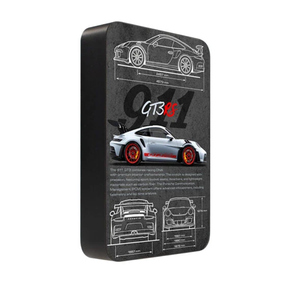 Powerbank IBIZU MagPower 10k do iPhone z MagSafe, solidny, aluminiowy, 10 000 mAh, 911 GT3 RS Obszar kompozycji 0