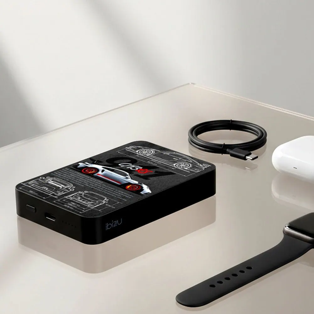 Powerbank IBIZU MagPower 10k do iPhone z MagSafe, solidny, aluminiowy, 10 000 mAh, 911 GT3 RS Obszar kompozycji 8