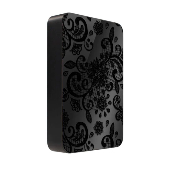 Powerbank IBIZU MagPower 10k do iPhone z MagSafe, solidny, aluminiowy, 10 000 mAh, Koronkowa czerń Obszar kompozycji 0