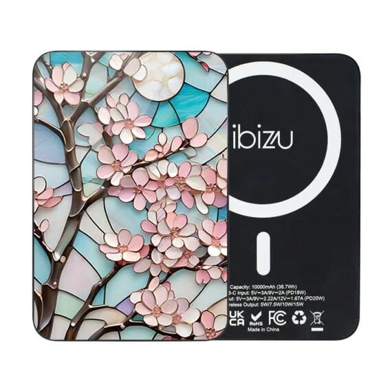 Powerbank IBIZU MagPower 10k do iPhone z MagSafe, solidny, aluminiowy, 10 000 mAh, Księżycowa wiśnia Obszar kompozycji 2