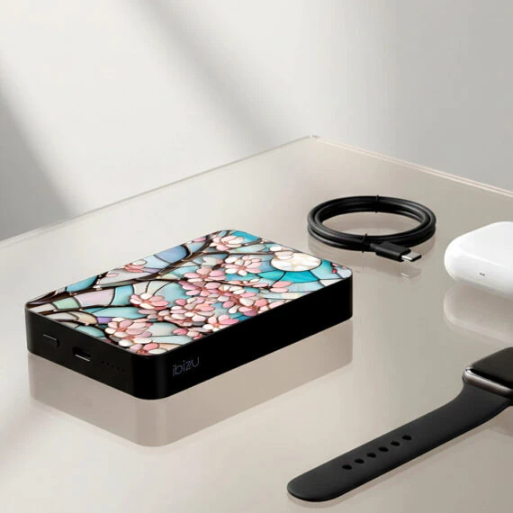 Powerbank IBIZU MagPower 10k do iPhone z MagSafe, solidny, aluminiowy, 10 000 mAh, Księżycowa wiśnia Obszar kompozycji 8
