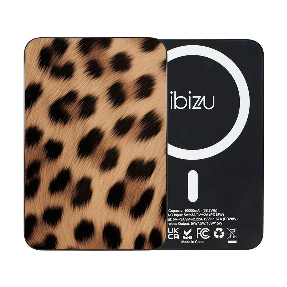Powerbank IBIZU MagPower 10k do iPhone z MagSafe, solidny, aluminiowy, 10 000 mAh, Pantera Obszar kompozycji 2