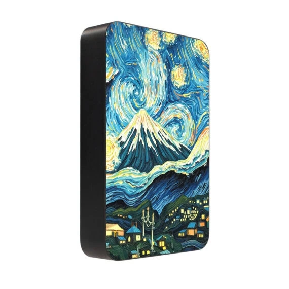 Powerbank IBIZU MagPower 10k do iPhone z MagSafe, solidny, aluminiowy, 10 000 mAh, Van Gogh Obszar kompozycji 0