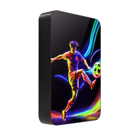 Powerbank IBIZU MagPower 10k do iPhone z MagSafe, solidny, aluminiowy, 10 000 mAh, W rytmie piłki nożnejObszar kompozycji 0