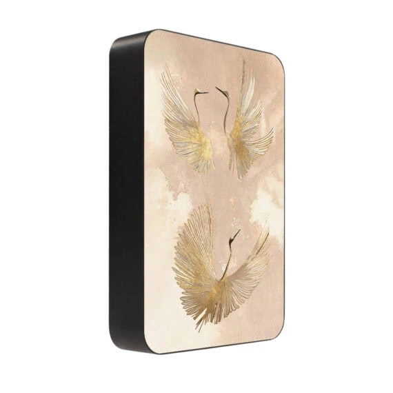 Powerbank IBIZU MagPower 10k do iPhone z MagSafe, solidny, aluminiowy, 10 000 mAh, Złote żurawie Obszar kompozycji 0